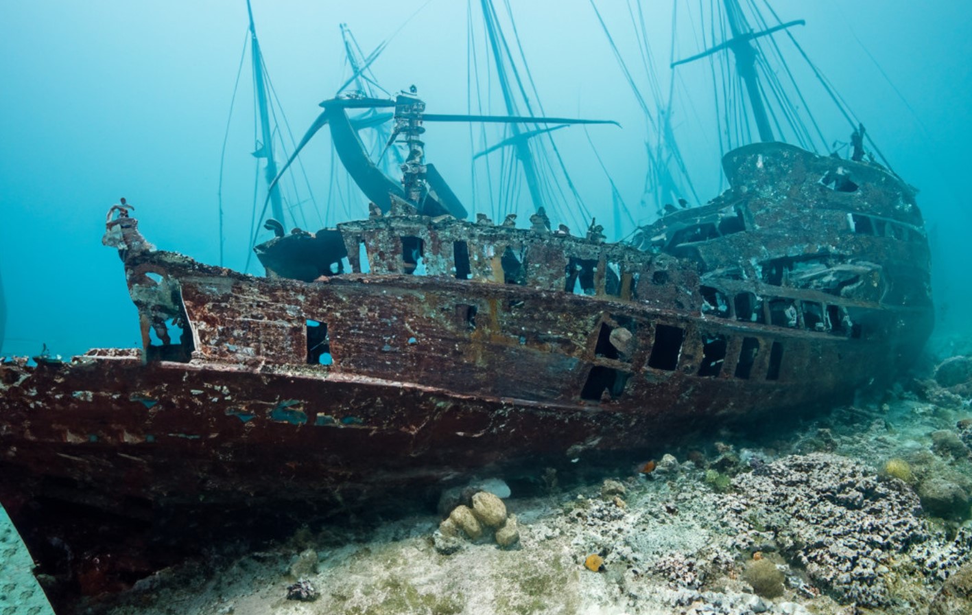 300 år gammelt skibsvrag fundet nær Madagaskar, bytte for pirater