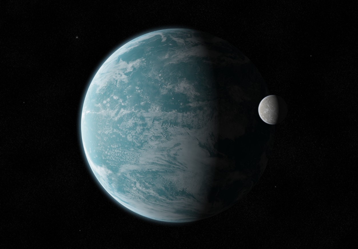 Astronomer har opdaget en superjord i rummet med betydelige vandreserver