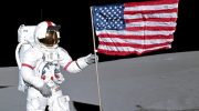 Amerikansk flag på Månen: kan man se det fra Jorden?