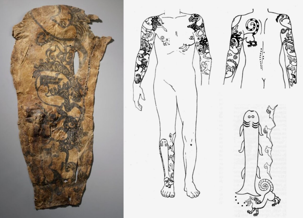 Der er fundet fantastiske tatoveringer på den 'is-mumie' fra Sibirien