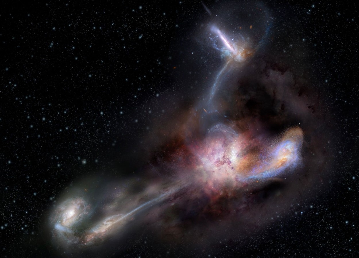 Forskere har opdaget en galakse i form af 'kosmiske druer': hvad er det?