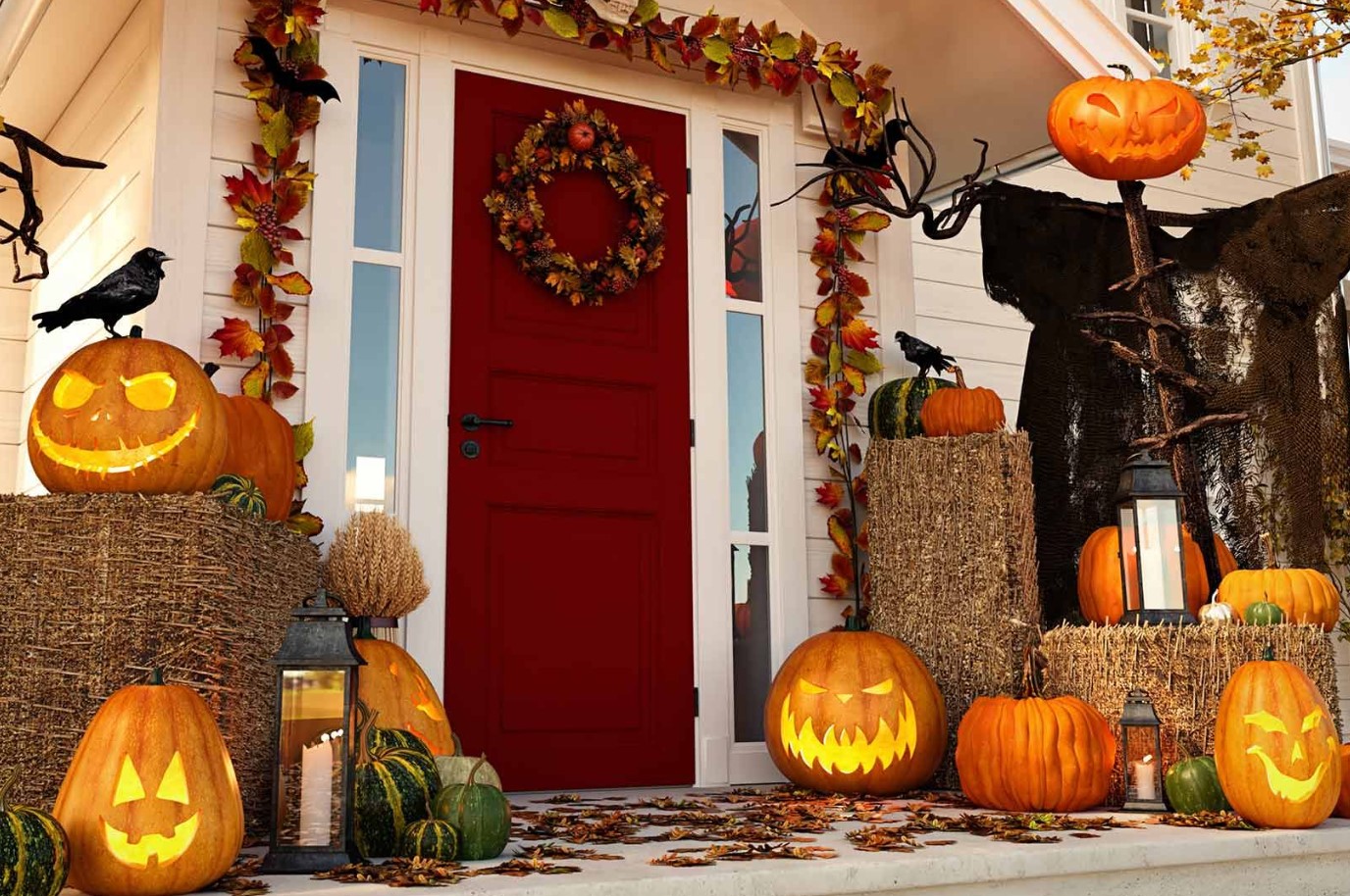 Advarsel til alle, der har Halloween-dekorationer i haven i denne uge