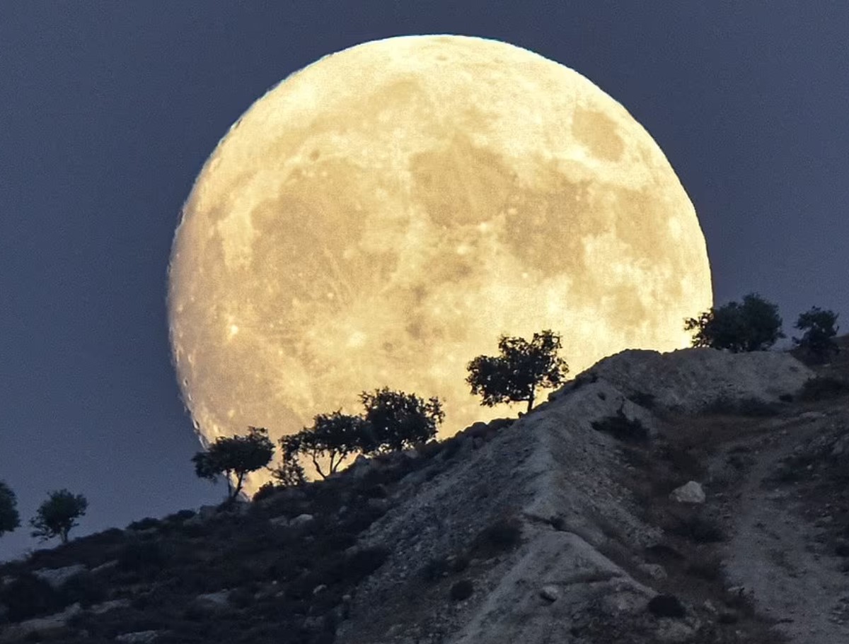 Årets største måne vil være synlig i morgen aften
